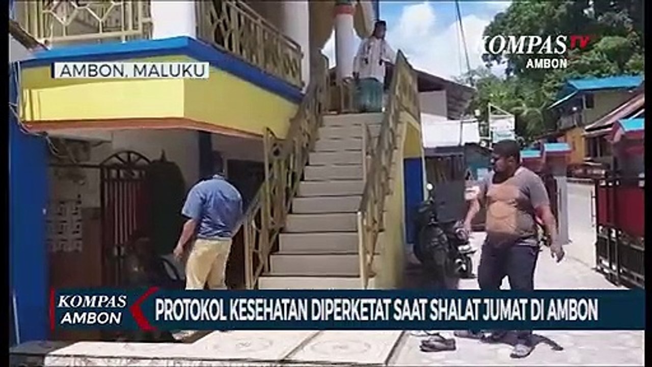 Protokol Kesehatan Diperketat Saat Shalat Jumat Di Ambon