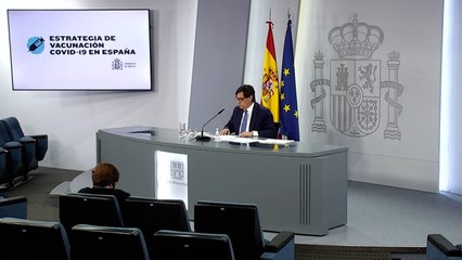 Salvador Illa en rueda de prensa