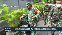 TNI Dihadang oleh FPI Saat Lakukan Penyemprotan Disinfektan di Area Rumah Rizieq Shihab