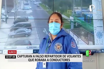 Surco: atrapan a falso repartidor de volantes que robaba a conductores