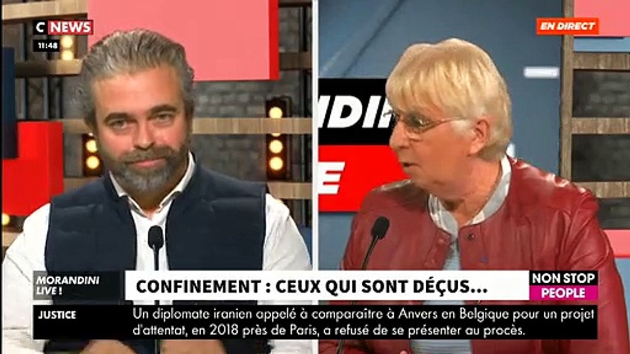 Quand un restaurateur engueule en direct sur le plateau de "Morandini Live" la députée Claire O'Petit: "Je ne veux pas de vos aides, je veux juste travailler!" - VIDEO