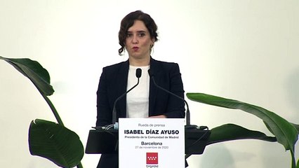 Ayuso rechaza a armonización fiscal