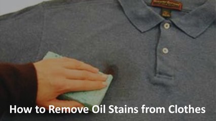 Descargar video: How to Remove Grease or Oil Stains from Clothes | Zubaida Tariq | Health Tips