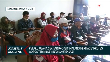Pelaku Usaha Sekitar Proyek Malang Heritage Yang Terdampak Datangi DPRD