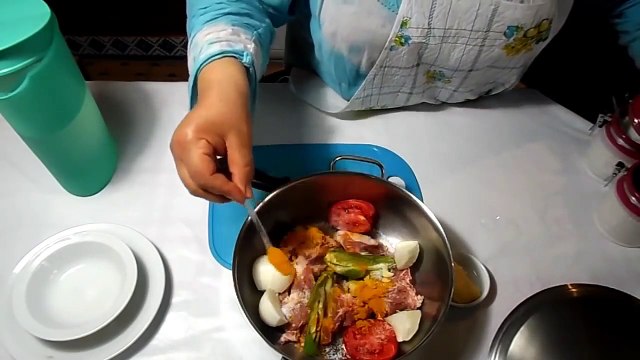 احلى واسرع طبخة الروز تونسي بلحم الخروف Rose tunisien@المطبخ التونسي زكية - Tunisian Cuisine ZAKIA