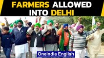 Farmers march into Delhi | To protest peacefully near Burari | Oneindia News