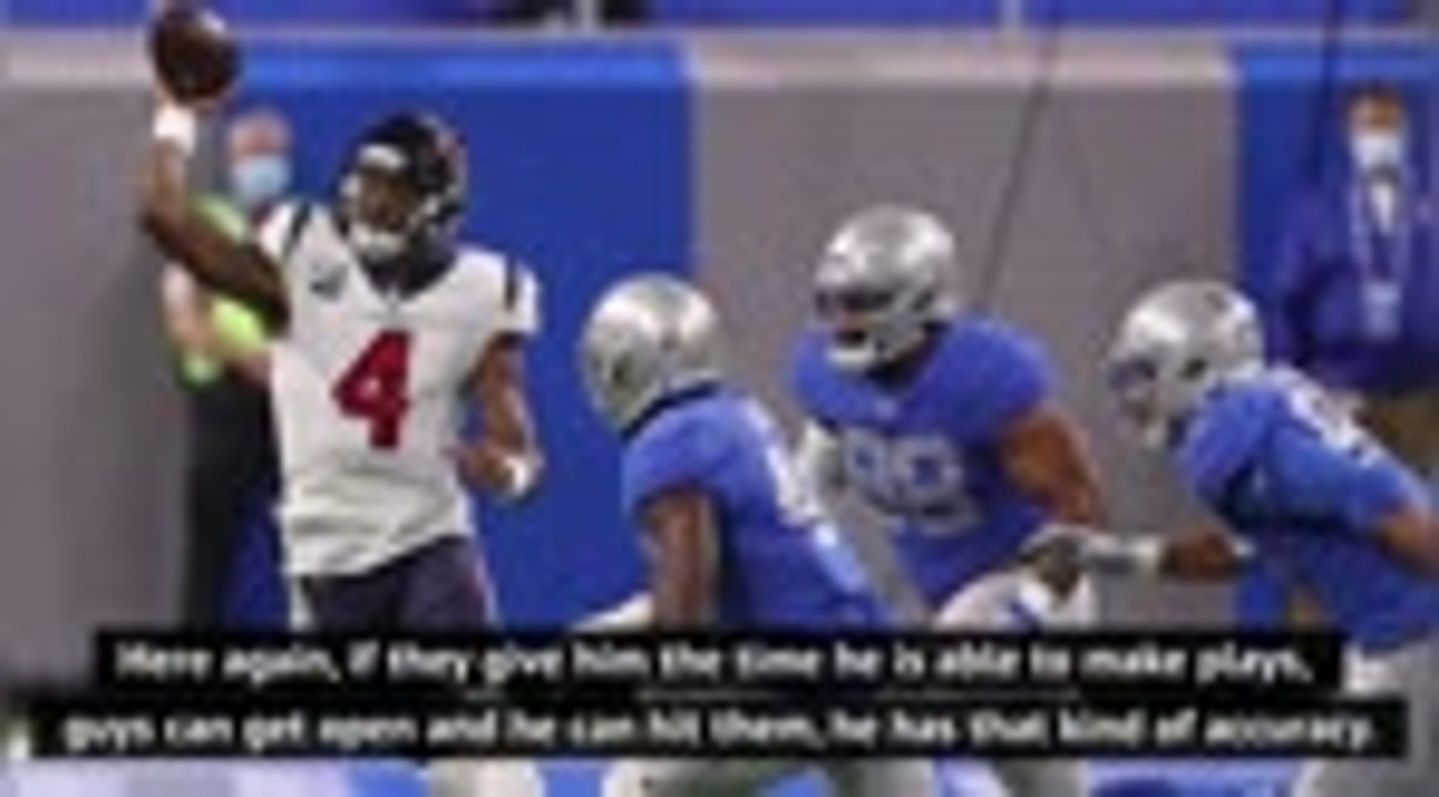 Watson a 'tremendous athlete' but Texans deserves praise too - Crennel