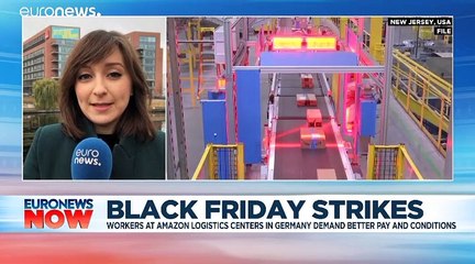 Black Friday: Amazon workers in Germany go on strike over working conditions