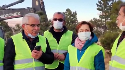 Kanadalı şirket, Avanos’ta ağaçları keserek altın arama çalışmaları başlattı