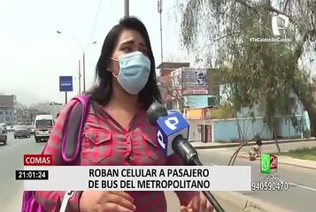 Comas: robos ocurren todo el día en cruce de Velasco con Túpac Amaru, según vecinos
