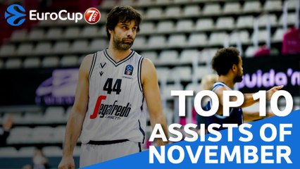 7DAYS EuroCup, Top 10 Assists of the November!