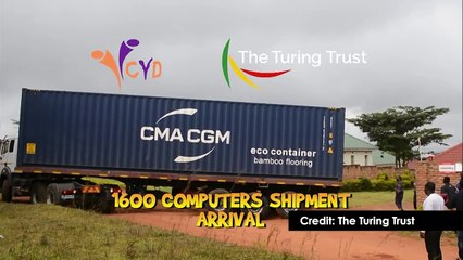 Computers arrive at CYD, Mzuzu, Malawi. July 2020