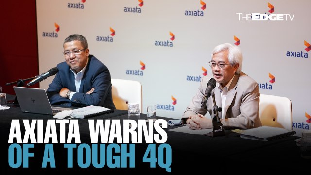 NEWS: Axiata expects tough 4Q ahead