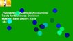 Full version  Financial Accounting: Tools for Business Decision Making  Best Sellers Rank : #4