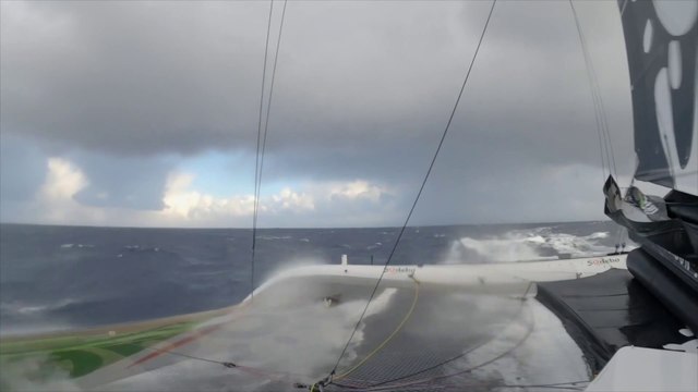 Sodebovoile 2020 : Trophée Jules Verne - [ONBOARD 2eme JOUR Mer formée vers le sud ]