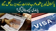 Pakistani Labour Per UAE Ke Visas Khul Gaye - Pabandi Kese Hatayi Gayi? - Special Report