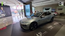 Xpeng P7 review: walkaround in Shenzhen showroom; Tesla killer electric car made in China