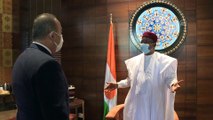 NİAMEY - Çavuşoğlu, Nijer Cumhurbaşkanı Issoufou Mahamadou tarafından kabul edildi