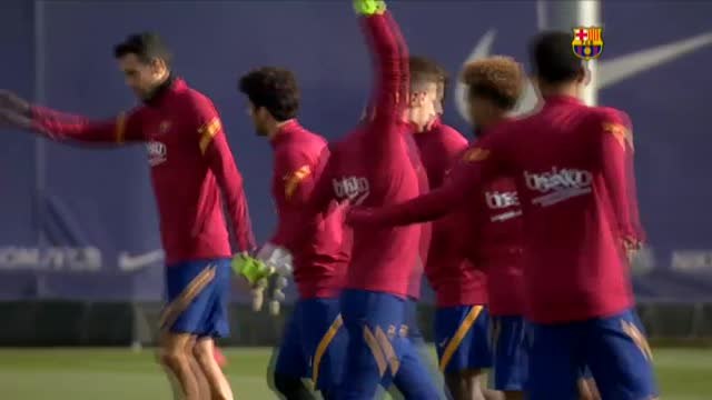 EL Barça continúa preparando la visita del Osasuna