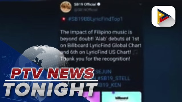 POP CULTURE: SB19's 'Alab' debuts at No. 1 on billboard lyricfind global chart; Blackpink's Lisa Manoban trends online after speaking in Filipino; Boss Baby' sequel trailer released