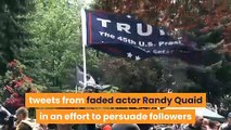 Trump Has Resorted to Retweeting Unhinged Randy Quaid Tweets Calling for