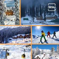 Kashmir's Gulmarg Gets First Snowfall Of The Season