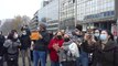 Rassemblement pour la régularisation des personnes sans-papiers à Bruxelles