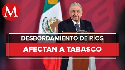 Mayor afectación en Tabasco ahora es por desbordamiento de río Usumacinta: AMLO