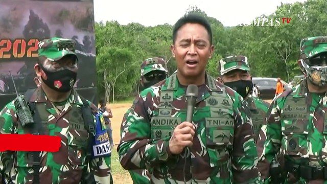 Menegangkan, Gabungan Kesatuan TNI AD Gelar Latihan Perang di Hutan Omiba