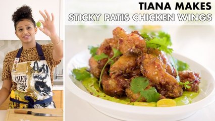 Tiana Makes Sticky Patis Chicken Wings