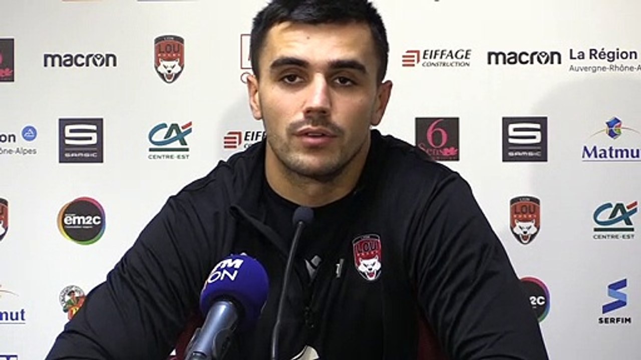 Dylan Cretin avant LOU/SFP : "On revient plein d'énergie pour faire un gros match"