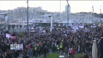 Manifestation des patrons de bars et de restaurants à Marseille