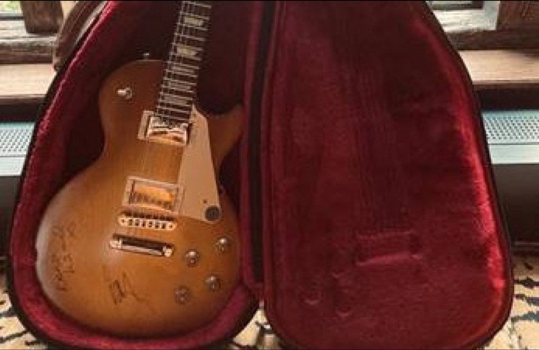 Signed guitars belonging to Liam Gallagher and Eric Clapton among sale to raise funds for out-of-work roadies