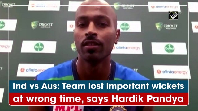 India vs Australia: Team lost important wickets at wrong time, says Hardik Pandya