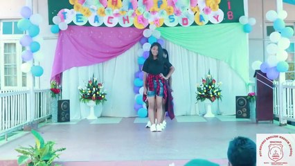 Mizo Dance performance by Mizo schoolgirls - new 2018 @ NEMS Hnahthial Mizoram