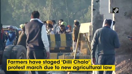 ‘Dilli Chalo’: Haryana Police removes barricades at Shambhu border