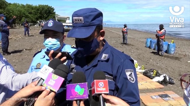 Ejercito de Nicaragua incauta 300 paquetes de cocaína en Chinandega