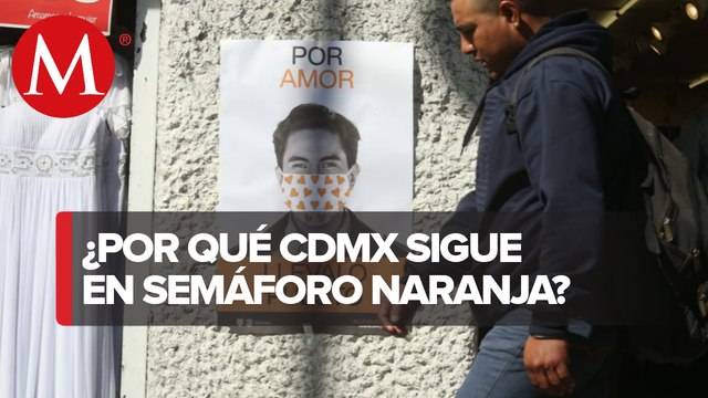 CdMx se queda en semáforo naranja por covid-19, pero en límite del rojo