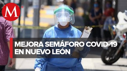 Semáforo en Nuevo León baja a 3 rojos; reactivación sigue igual