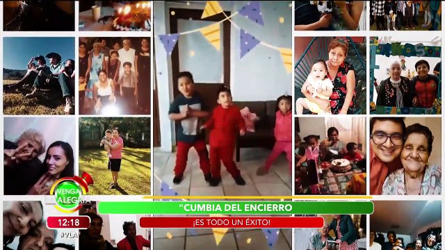 ¡La Cumbia del encierro es todo un éxito y aquí tenemos a los participantes! | Venga La Alegría