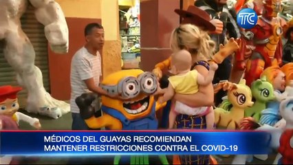 Médicos del Guayas recomiendan mantener medidas contra el covid-19