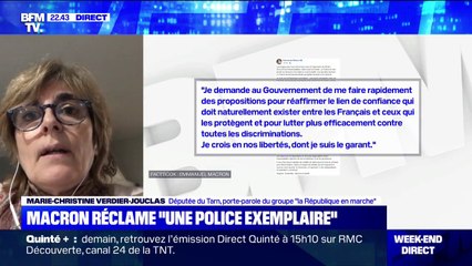 Marie-Christine Verdier-Jouclas sur les violences policières: "On refuse ce terme, c'est la violence de certains policiers"