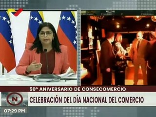 Delcy Rodríguez: No hay duda que el bloqueo económico que impone el imperialismo contra Venezuela, es rechazado por los empresarios