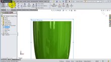 Conception 3D d'un verre avec SOLIDWORKS