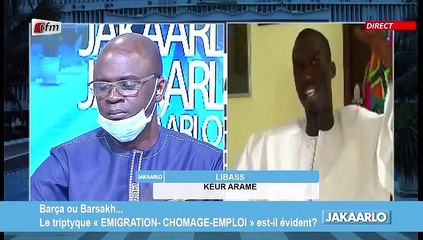 Jakaarlo Bi du 27 Novembre 2020 -Le triptyque "Emigration - homage - Emploi" est-il évident?