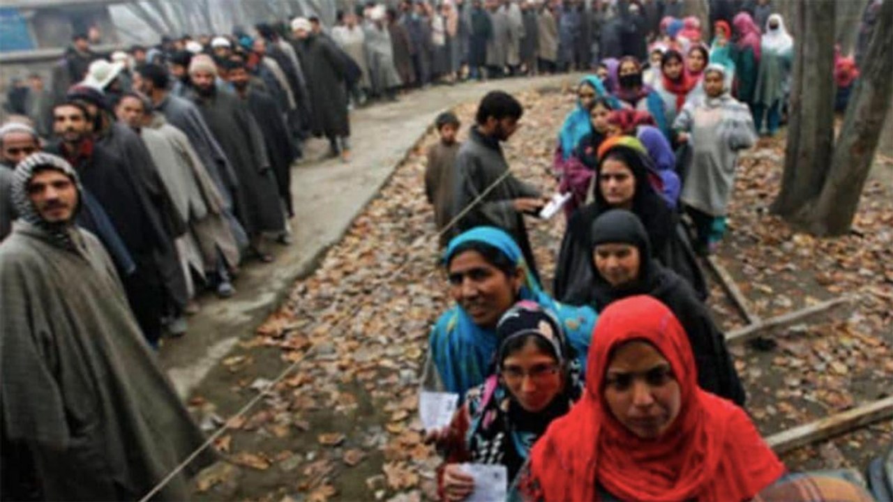 J-K: Voting for first phase of DDC elections be...