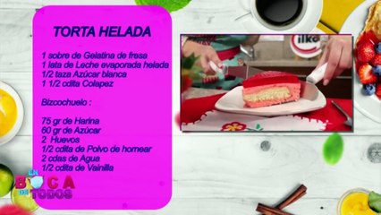 En Boca de Todos: Prepara una deliciosa Torta helada (HOY)