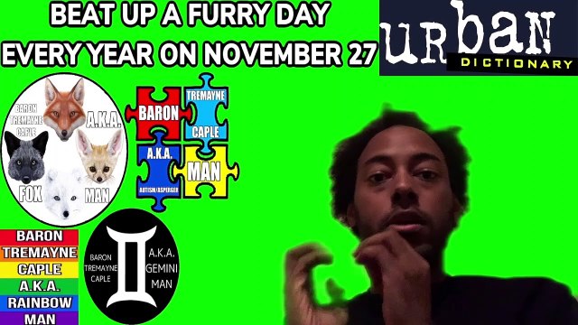Baron Tremayne Caple: Urban Dictionary: Beat Up A Furry Day: Featuring Mickey Mouse From Walt Disney