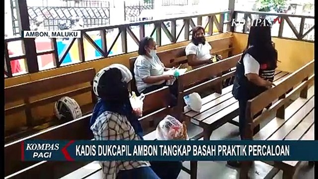 Kadis Dukcapil Ambon Tangkap Basah Praktik Percaloan