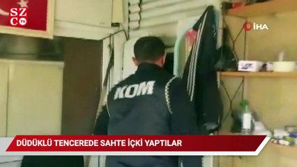 Düdüklü tencereyle sahte içki yaptılar